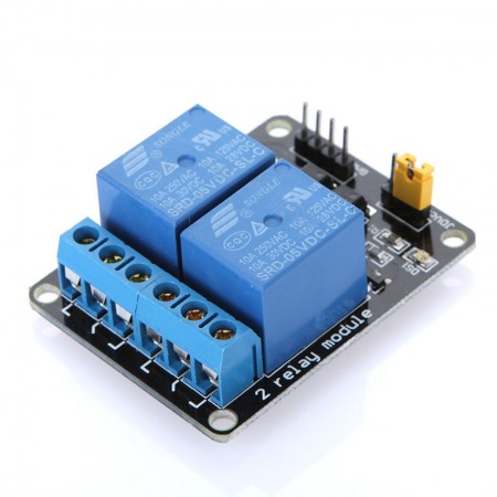 ARDUINO / 2 Channel Relay module with Opto-Isolator Industrial Grade
