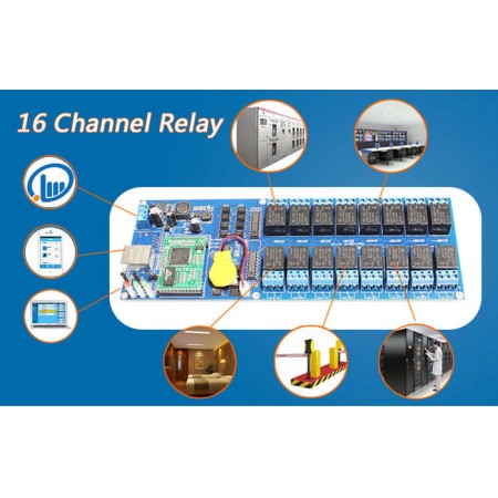 16 Channel Relay,Remote Control Switch by LAN