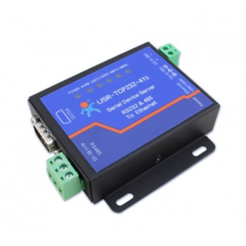 1xRS232+1xRS485 to Ethernet Serial Device Servers, Modbus to Ethernet Converters wDTR/DSR 